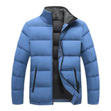 Men's Winter Jacket with Stand Collar