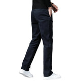 Men's Straight-Leg Cotton Pants