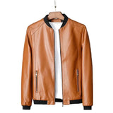 Men's Biker-Style Leather Jacket