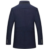 Elegant Men's Wool Coat