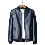 Men's Biker-Style Leather Jacket
