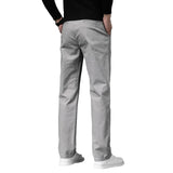 Men's Straight-Leg Cotton Pants