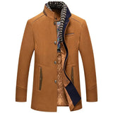 Elegant Men's Wool Coat