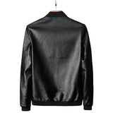 Men's Biker-Style Leather Jacket