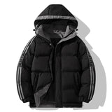 Elegant Men's Hooded Winter Jacket