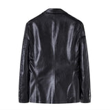 Men's Business Casual Leather Jacket