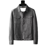 Men's Elegant Faux Leather Jacket