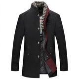 Elegant Men's Wool Coat