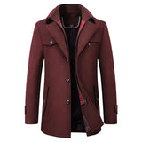 Men's Elegant Wool Winter Jacket