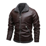 Men's Elegant Leather Jacket with Soft Lining