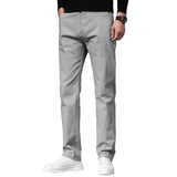 Men's Straight-Leg Cotton Pants