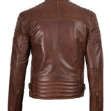 Graham Men's Café Racer Leather Jacket