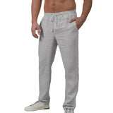 Men's Elegant Linen-Blend Summer Pants