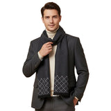 Neil Men's Cashmere and Merino Wool Scarf – Black