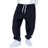 Wade Men's Cotton Harem Pants with Japanese Print