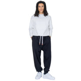 Wade Men's Cotton Harem Pants with Japanese Print