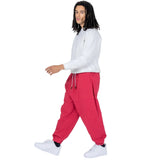 Wade Men's Cotton Harem Pants with Japanese Print