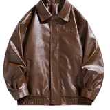 Men's Leather Biker Jacket