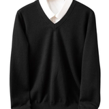 Elegant Men's V-Neck Sweater