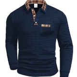 Men's Patterned Polo Shirt