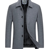 Men's Wool Jacket with Fleece Lining