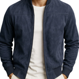 Men's Elegant Suede-Look Jacket