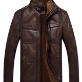 Men's Brown Leather Jacket