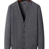 Men's Elegant V-Neck Cardigan