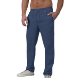 Men's Elegant Linen-Blend Summer Pants