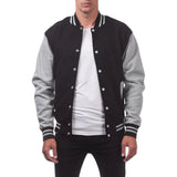 Men's Two-Tone Baseball Jacket
