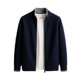 Elegant Men's Soft Knit Cardigan