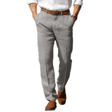 Elegant Men's Linen-Blend Pants