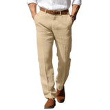 Elegant Men's Linen-Blend Pants